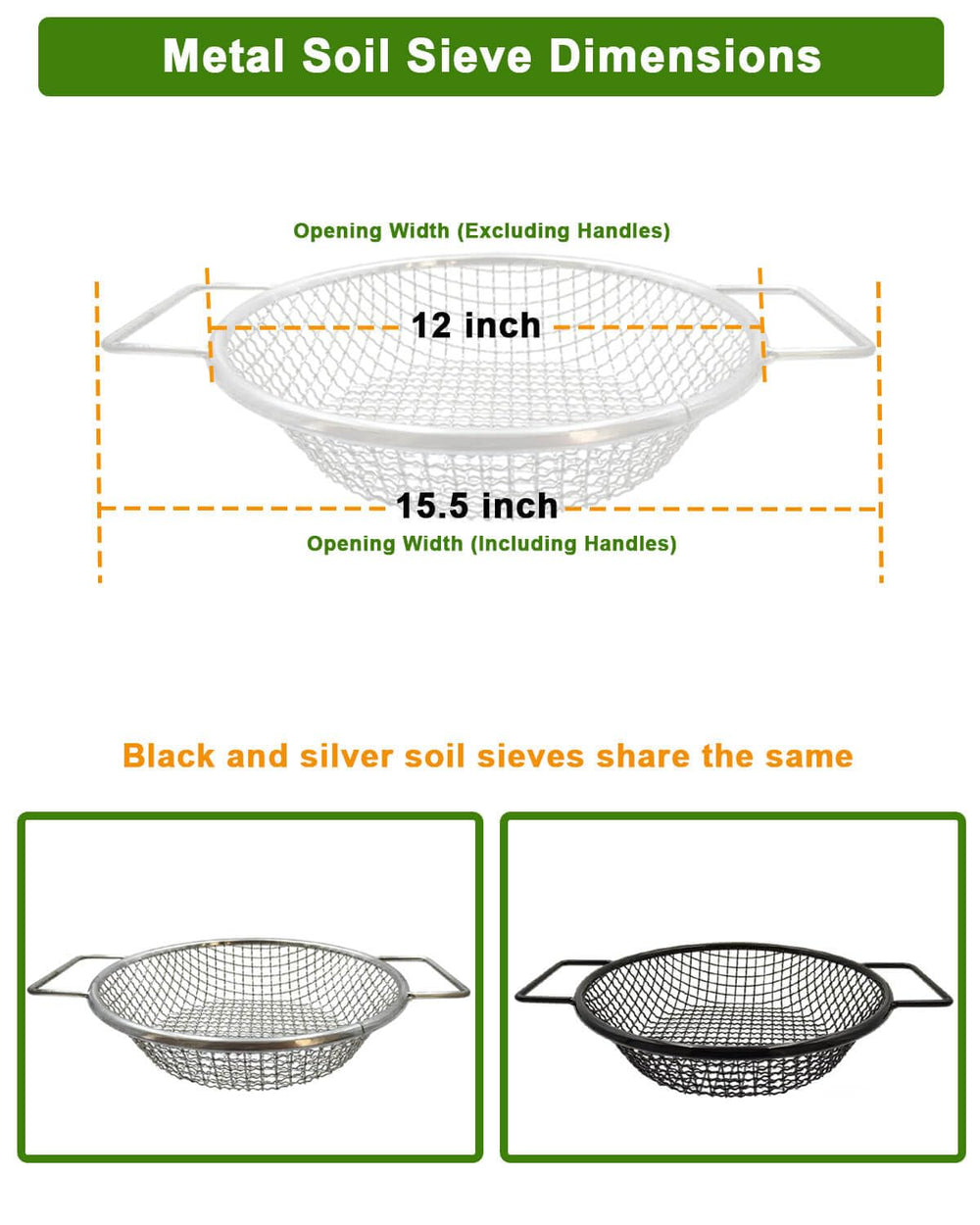 AireKouzia lifestyle image of gardener using sieve in raised bed for cleaner planting