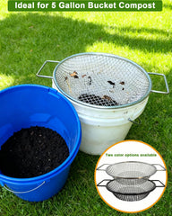 AireKouzia sifter beside common tools showing 5-gallon scale for larger batches