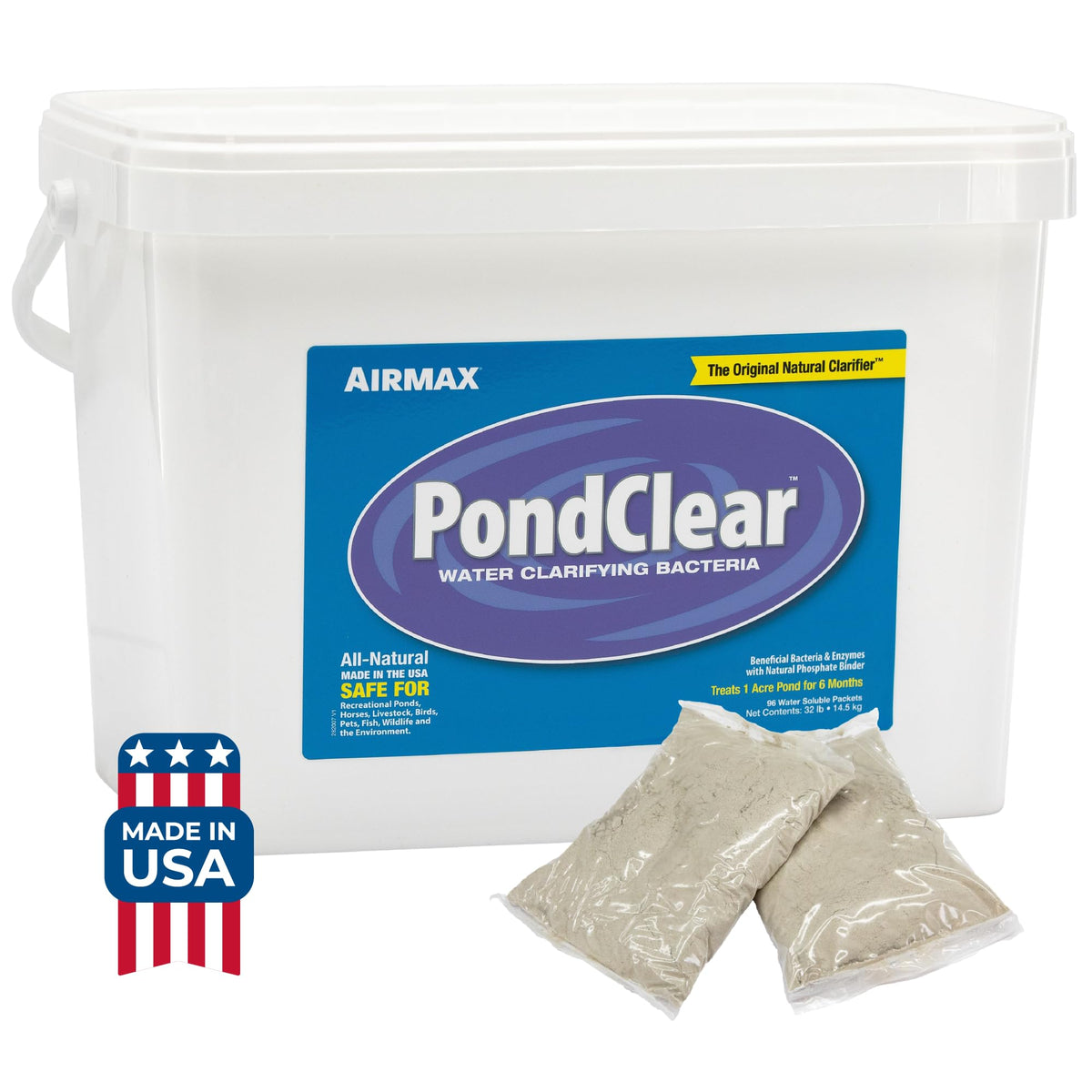 Airmax front packaging showing 96-count packets and brand for easy identification