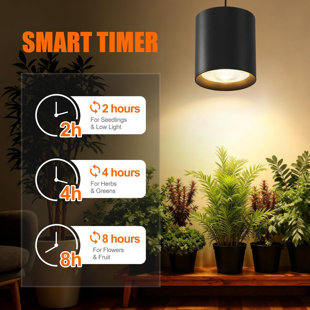 Airseafar timer and control panel close-up showing dimming options and easy programming