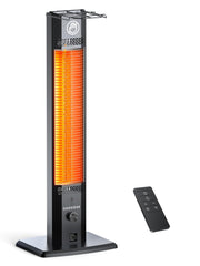 AIRTHRYL front view tower heater showing sleek profile and fast warmth