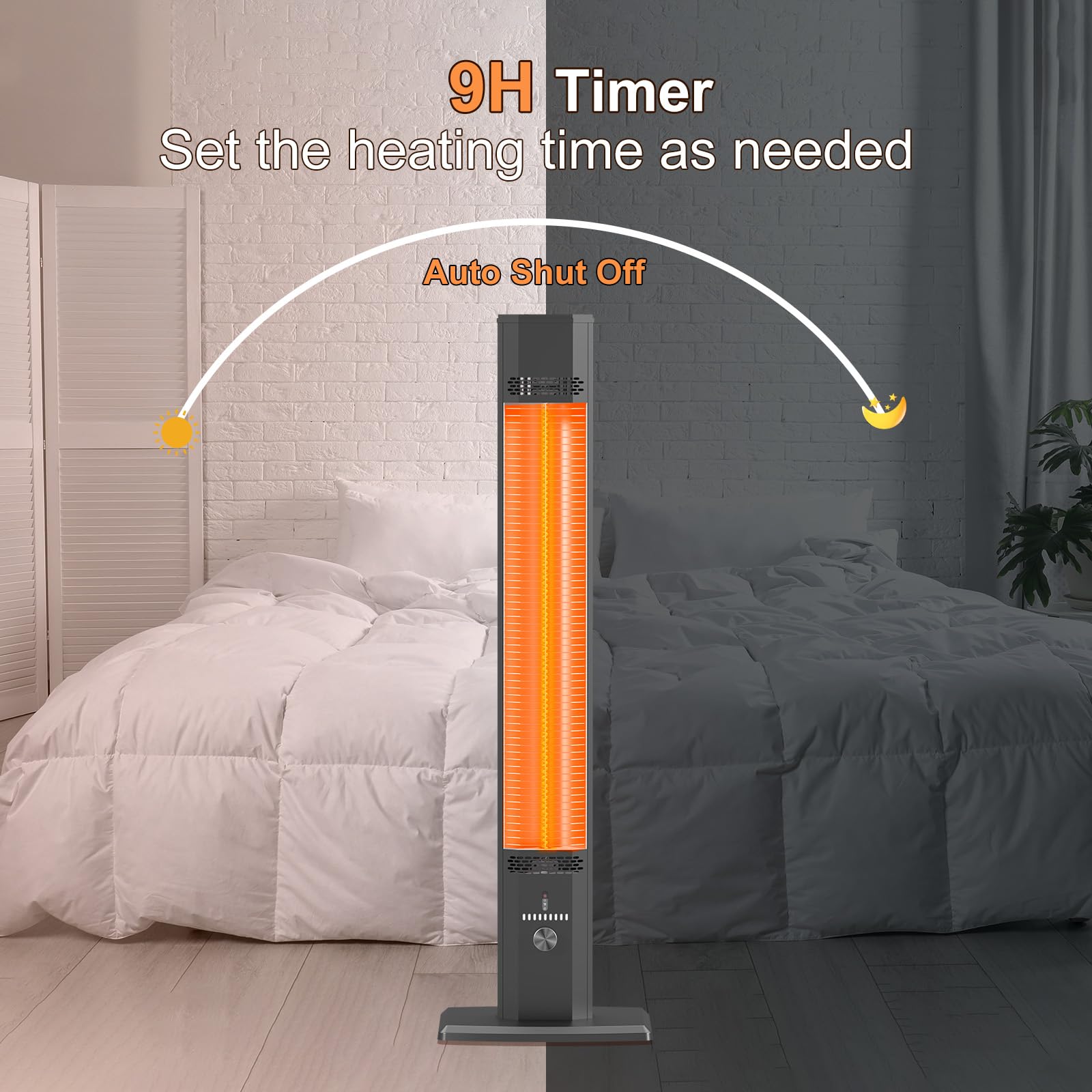 AIRTHRYL remote control in hand for convenient hands-free adjustments