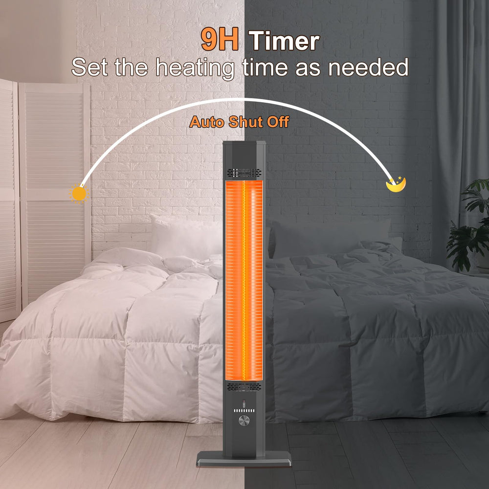 AIRTHRYL remote control in hand for convenient hands-free adjustments