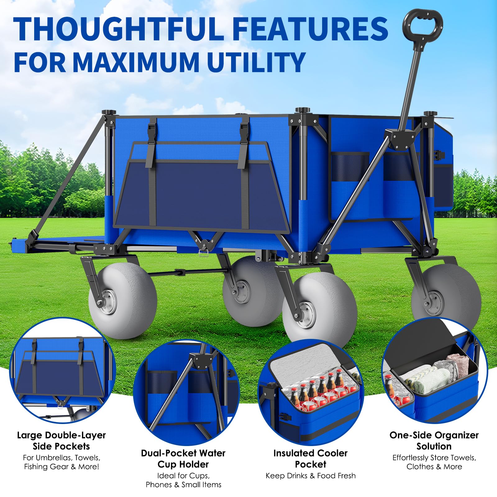 Aisdan large-capacity interior demonstrating roomy 260L cargo benefit