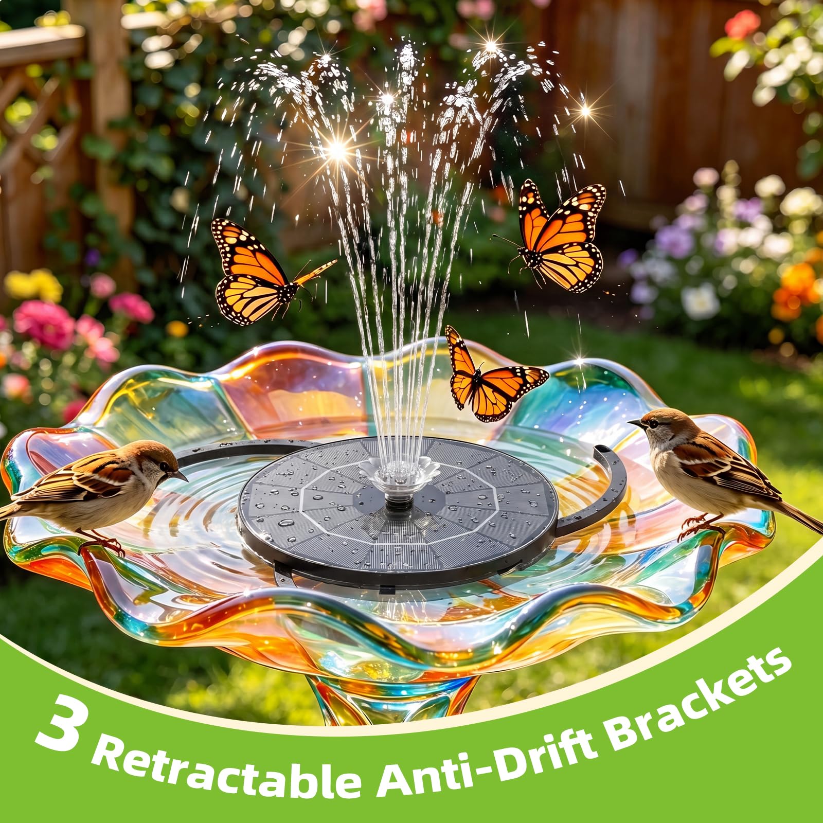AISITIN fountain held in hand for scale demonstrating compact size and easy placement