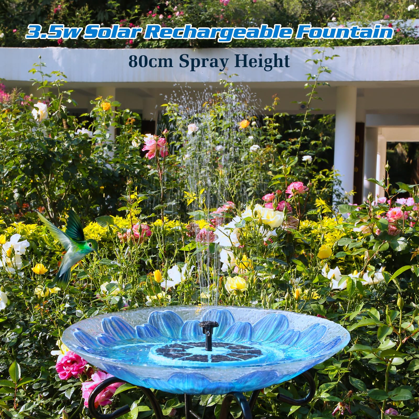 AISITIN close-up of 8-nozzle top showing spray options for visual variety