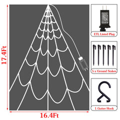 Aitbay ground stakes and gutter hook arranged for secure outdoor mounting