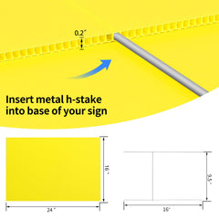 AITIKUE close-up of corrugated plastic edge demonstrating water resistance and durability