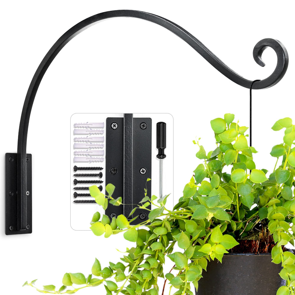AJART front view of 22-inch hanger showing strong arm and mounting plate, durable support