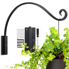 AJART front view of 22-inch hanger showing strong arm and mounting plate, durable support