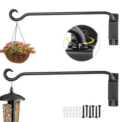 AJART front view bracket showing sturdy mount and clear 16-inch reach benefit