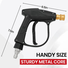 Ajimy five quick-connect nozzles laid out to show spray versatility for multiple cleaning tasks