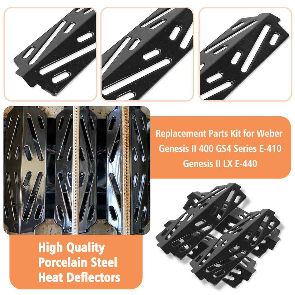 AJinTeby side-by-side comparison of old rusty parts and new replacements, illustrating upgrade benefit
