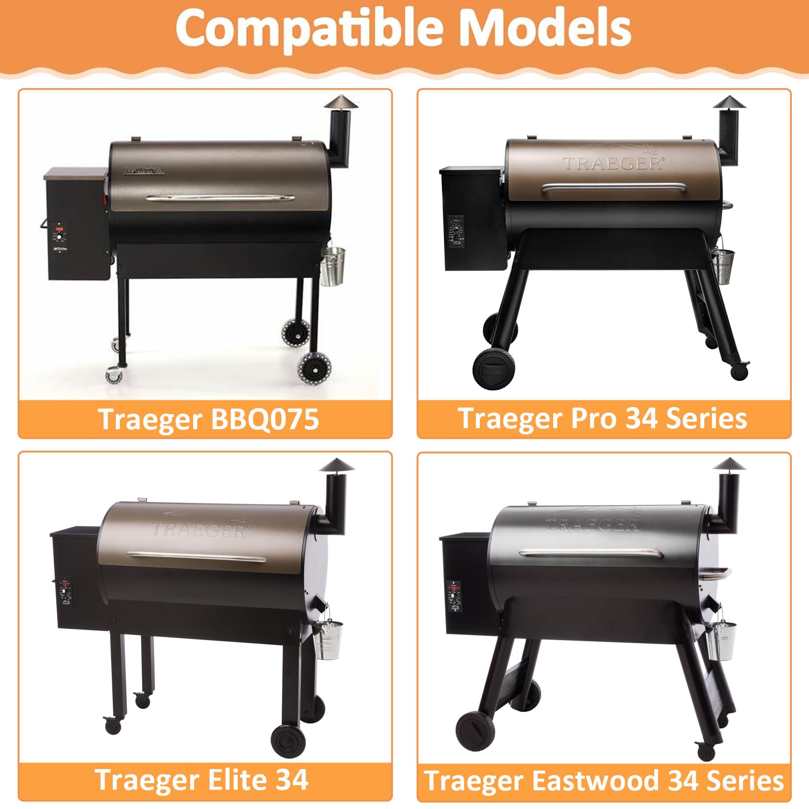 AJinTeby installed baffle in Traeger grill showing improved heat flow
