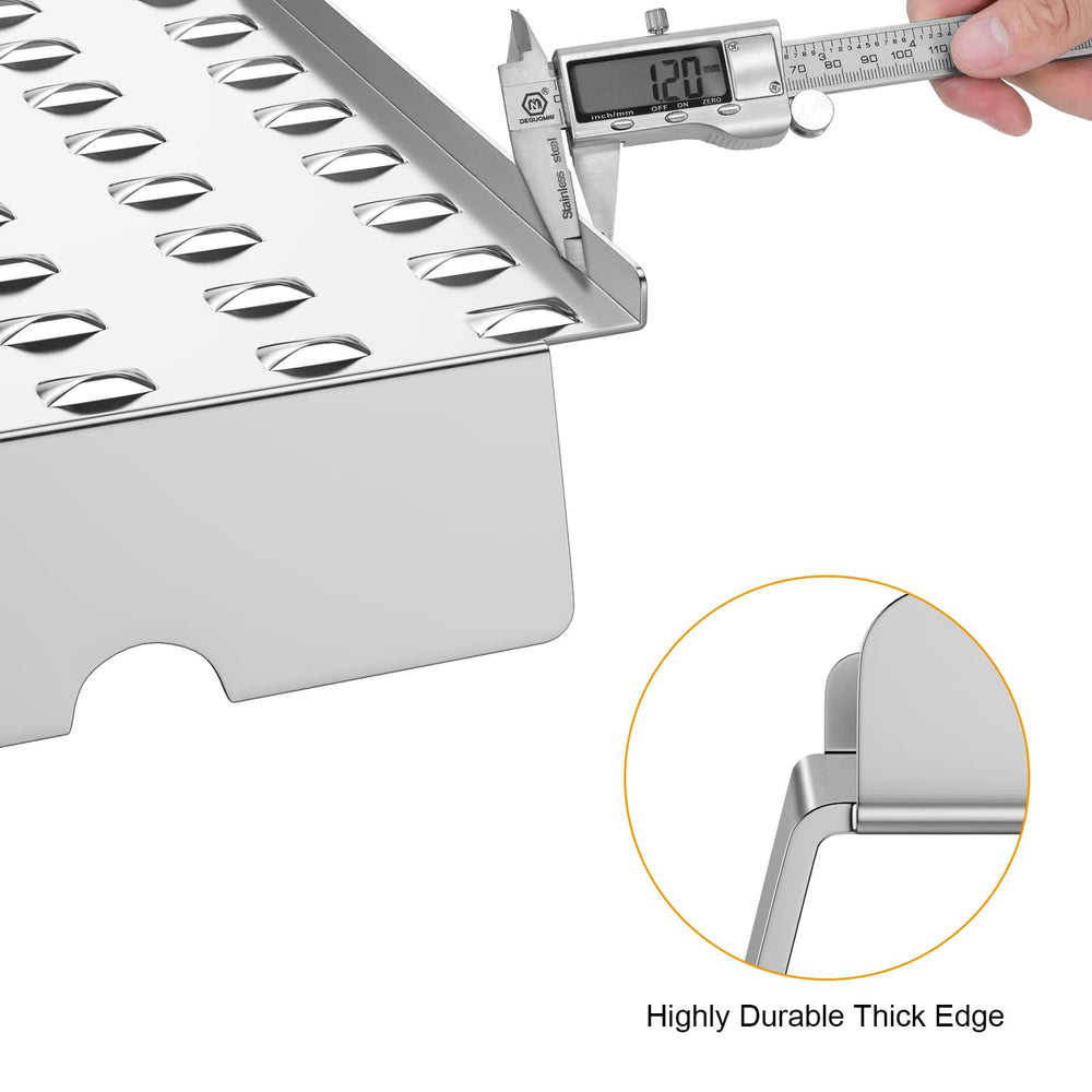 AJinTeby tray in outdoor grilling scene showing improved maintenance and convenience