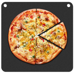 AJinTeby front view 16 inch pizza steel showing durable baking surface benefit