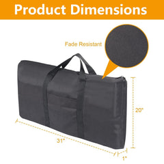 AJinTeby bag side profile with reinforced handle for easier carrying