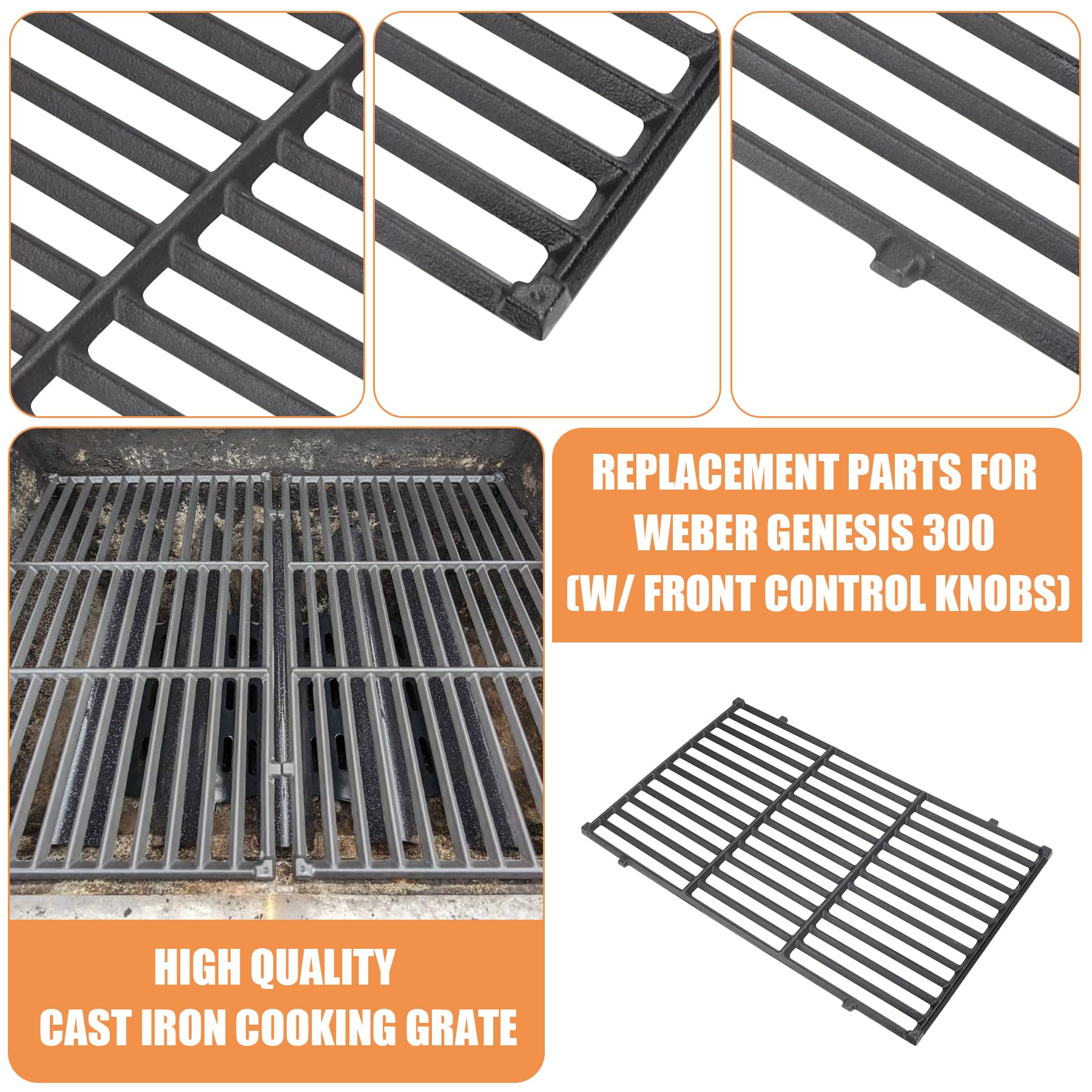 AJinTeby heat deflectors top-down for even heat distribution and protection