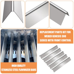 AJinTeby heat deflectors top view demonstrating coverage and protection for burners