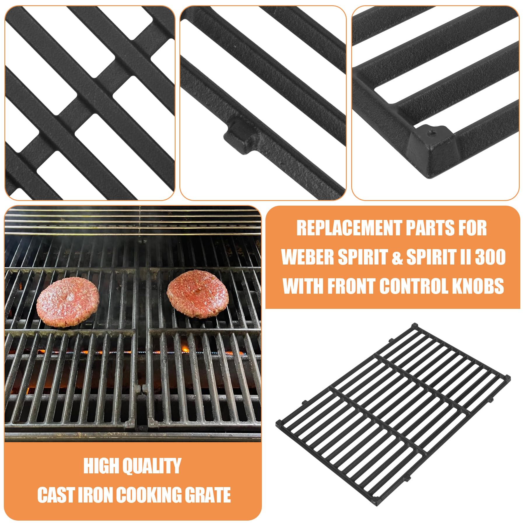 AJinTeby installed grates and flavorizer bars in a Weber grill restoring performance