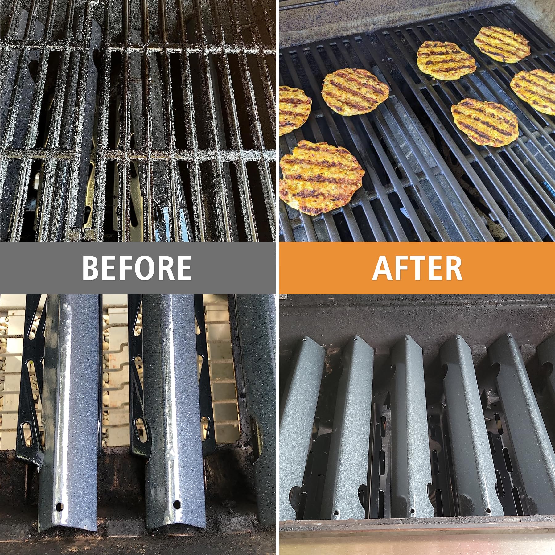 AJinTeby lifestyle shot of grilling with the new parts producing even sear marks