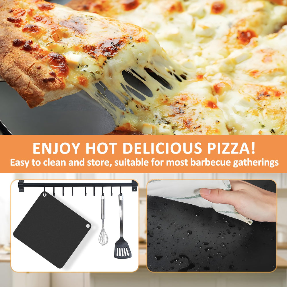 AJinTeby size comparison with pizza peel demonstrating fit and scale benefit