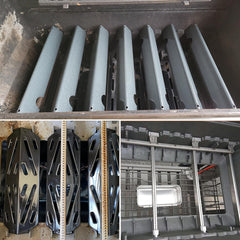 AJinTeby stainless steel burner detail highlighting 19.75 inch length and reliable flame delivery