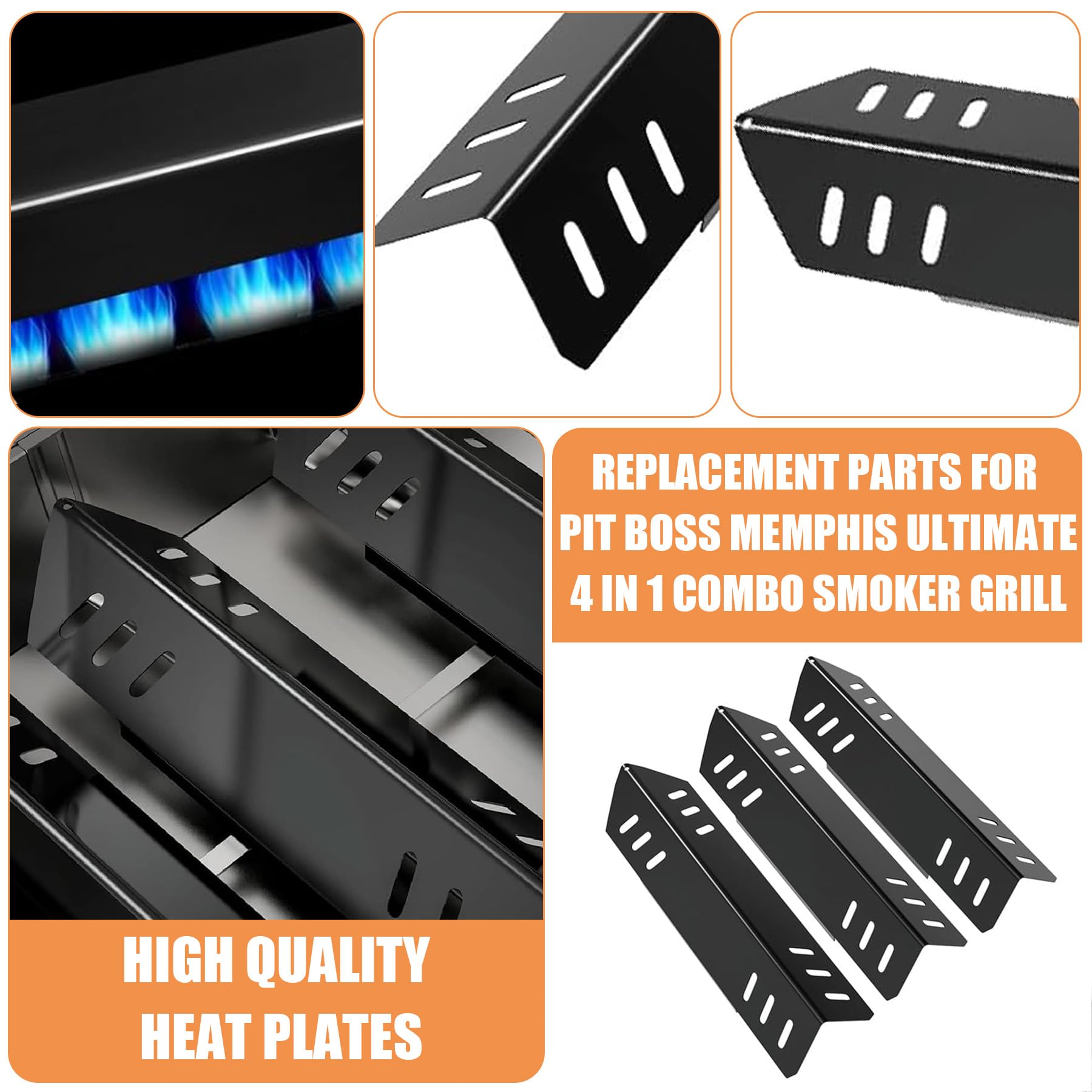 AJinTeby stainless burner tube end detail demonstrating even flame performance