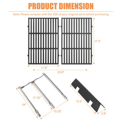 AJinTeby stainless steel burners detail showing corrosion resistance and ports