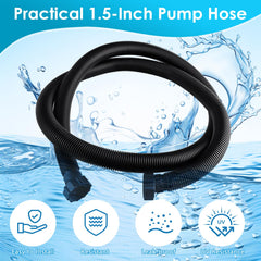 AJLICHIBAN FUN hose bent to show flexibility for tight installation spaces