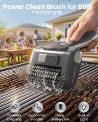 AJOGO LED illumination highlighting grill bars for clearer cleaning