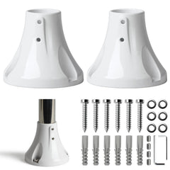 AJOVW front view flange showing clean profile and sturdy support benefit