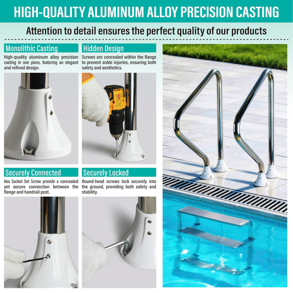 AJOVW laid-out hardware kit with stainless steel fasteners for corrosion resistance benefit