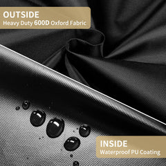 AKEfit adjustable buckle and drawstring base, secures cover in wind