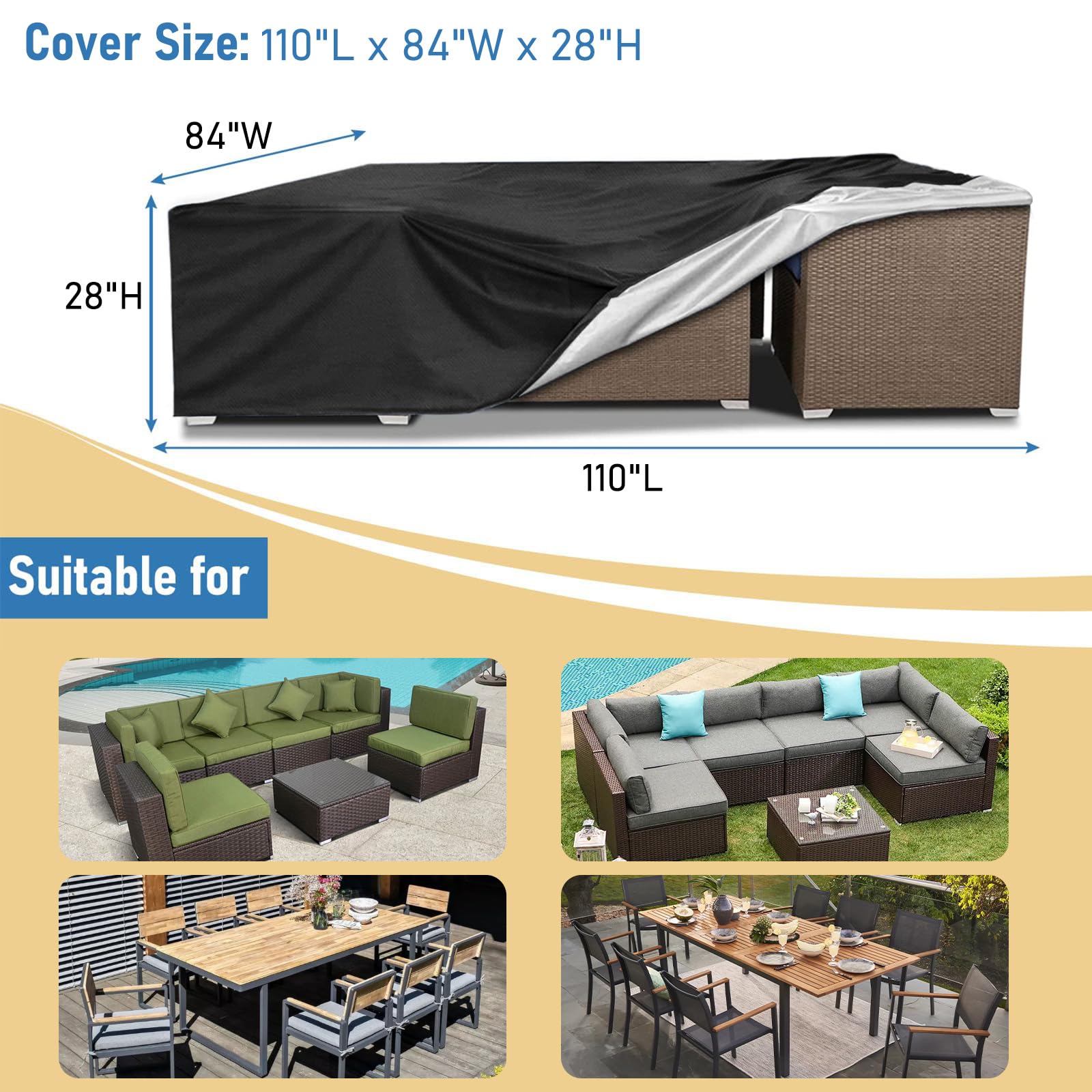 AKEfit close-up of 500D fabric texture conveying durable waterproof protection