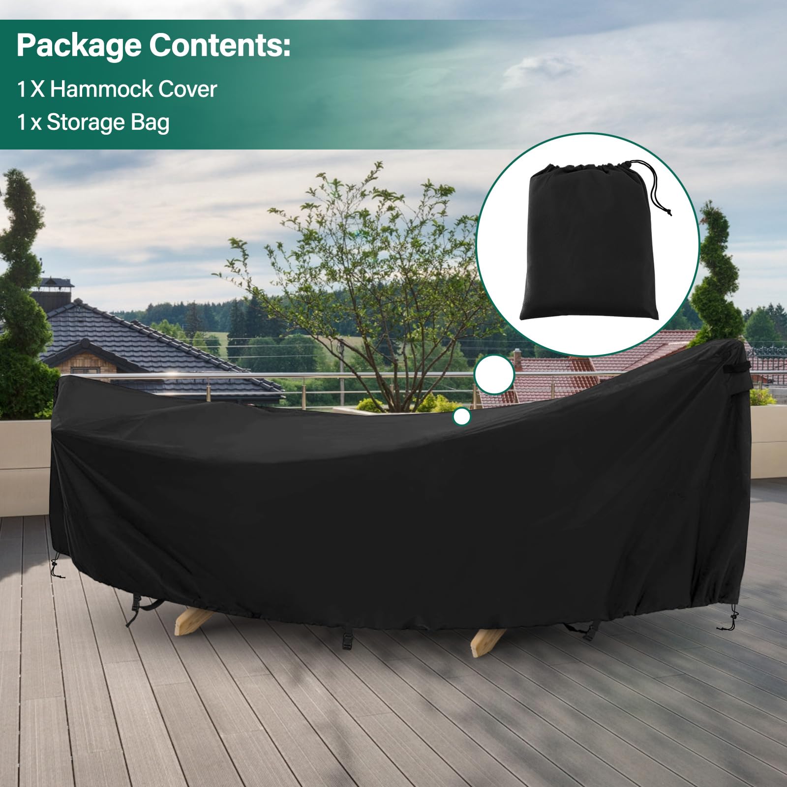 AKEfit cover folded compactly for storage to save space and simplify handling