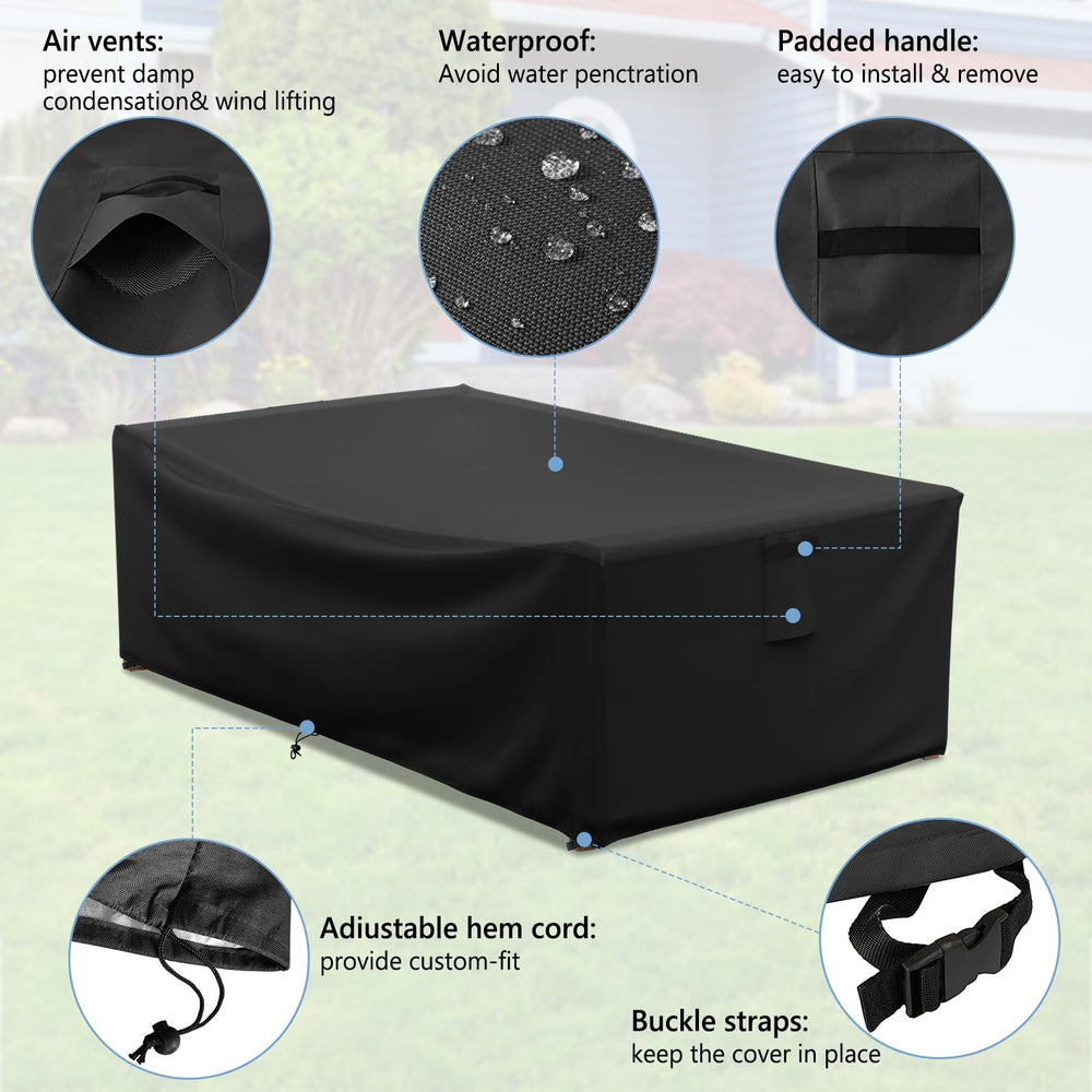 AKEfit drawstring and buckle fastening securing cover against windy conditions