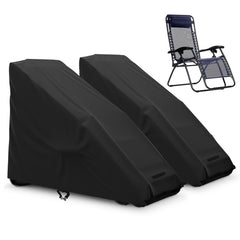 AKEfit front view chair cover on folded zero gravity chair protects from weather