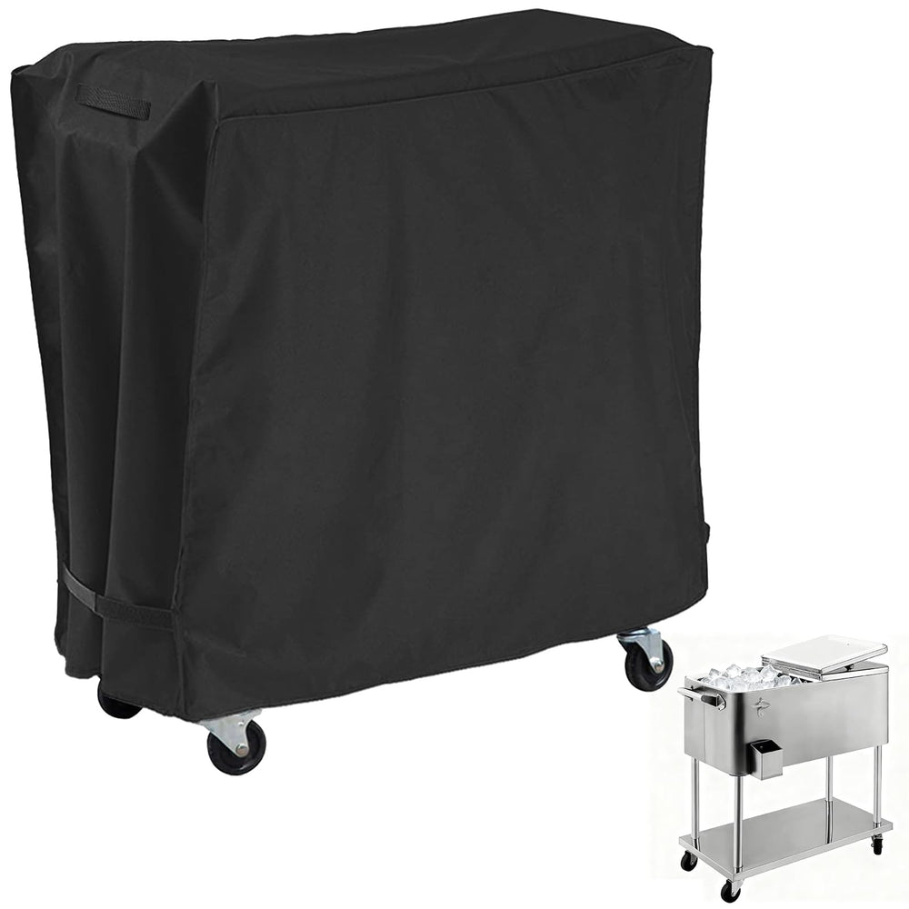 AKEfit front view of covered cooler cart showing full protection benefit