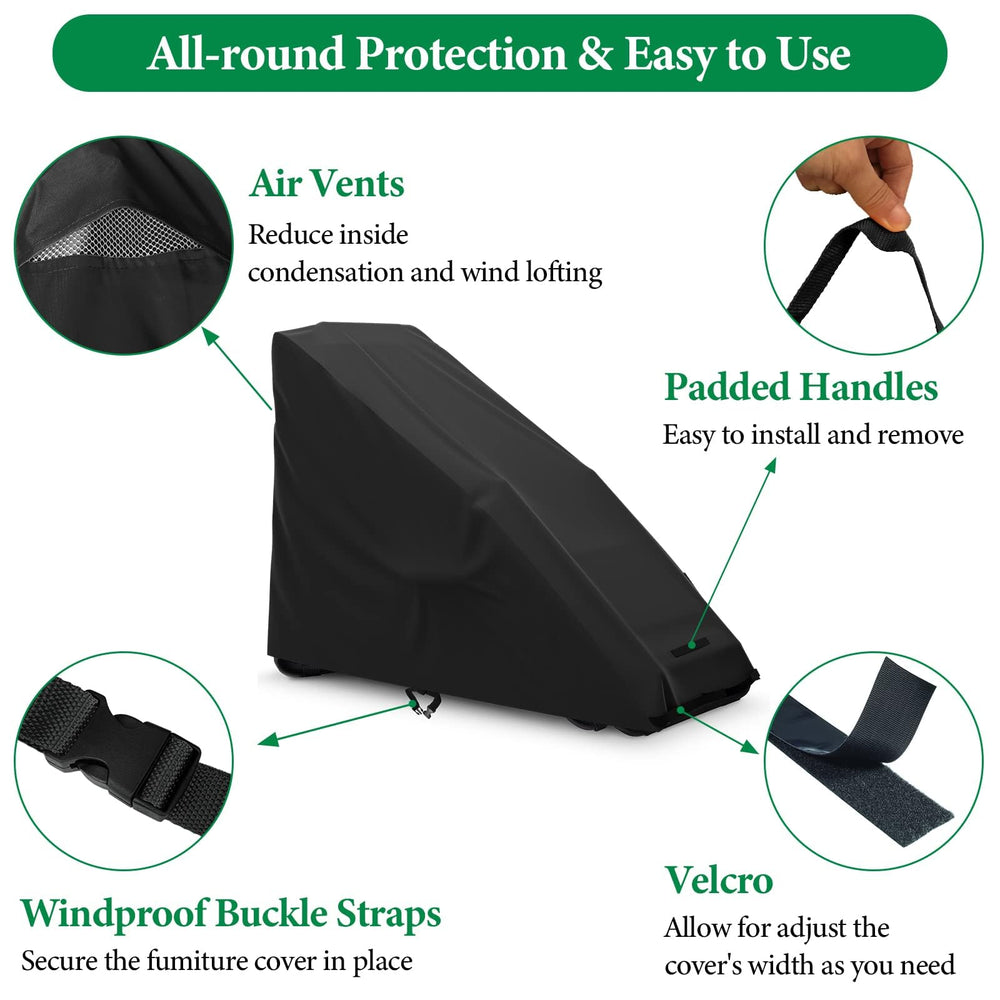 AKEfit side angle of covered zero gravity lounge chair shielding seat