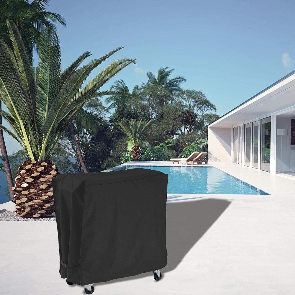 AKEfit cover beside rolling ice chest showing fit and scale