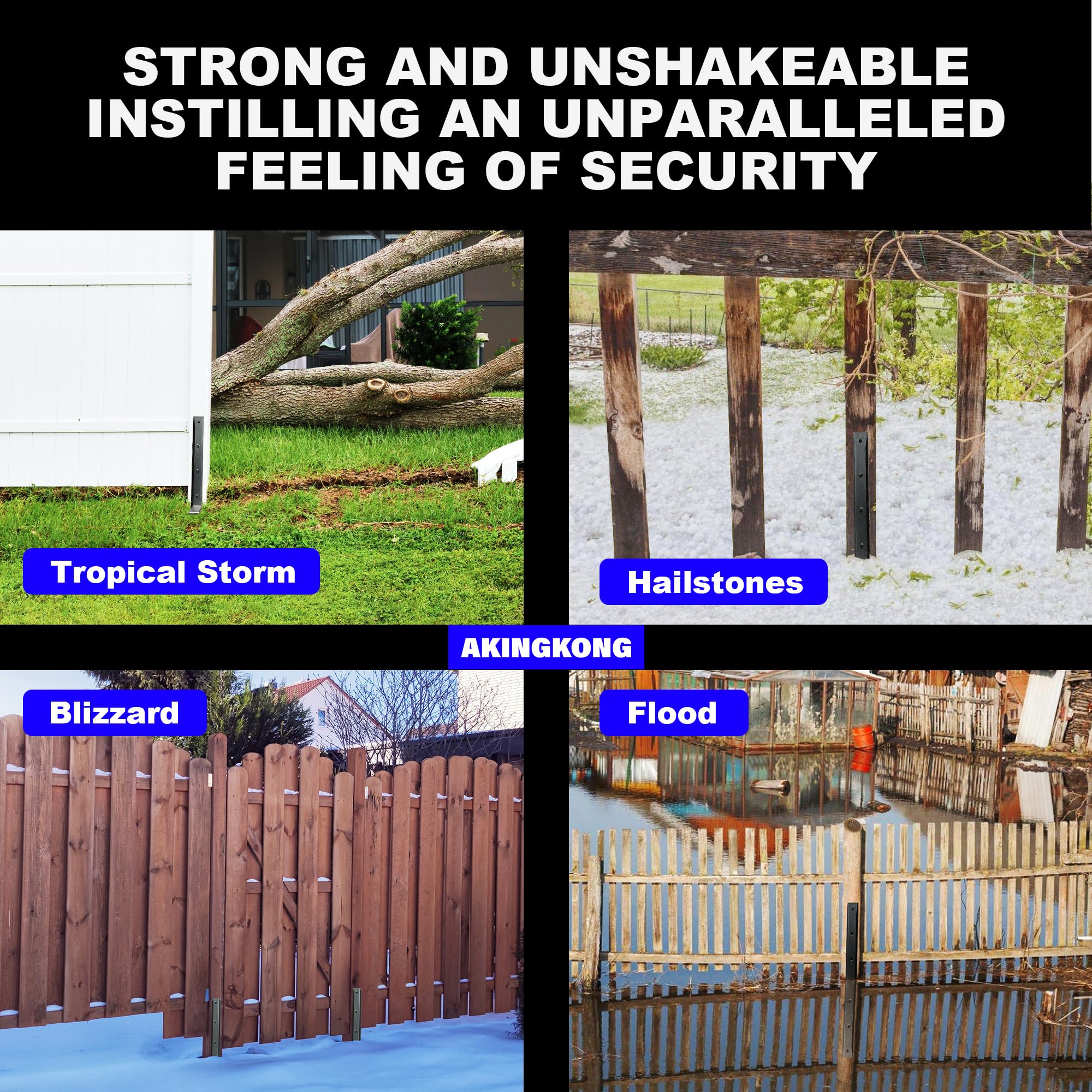 akingkong rust-resistant coating and label highlighting durability benefit
