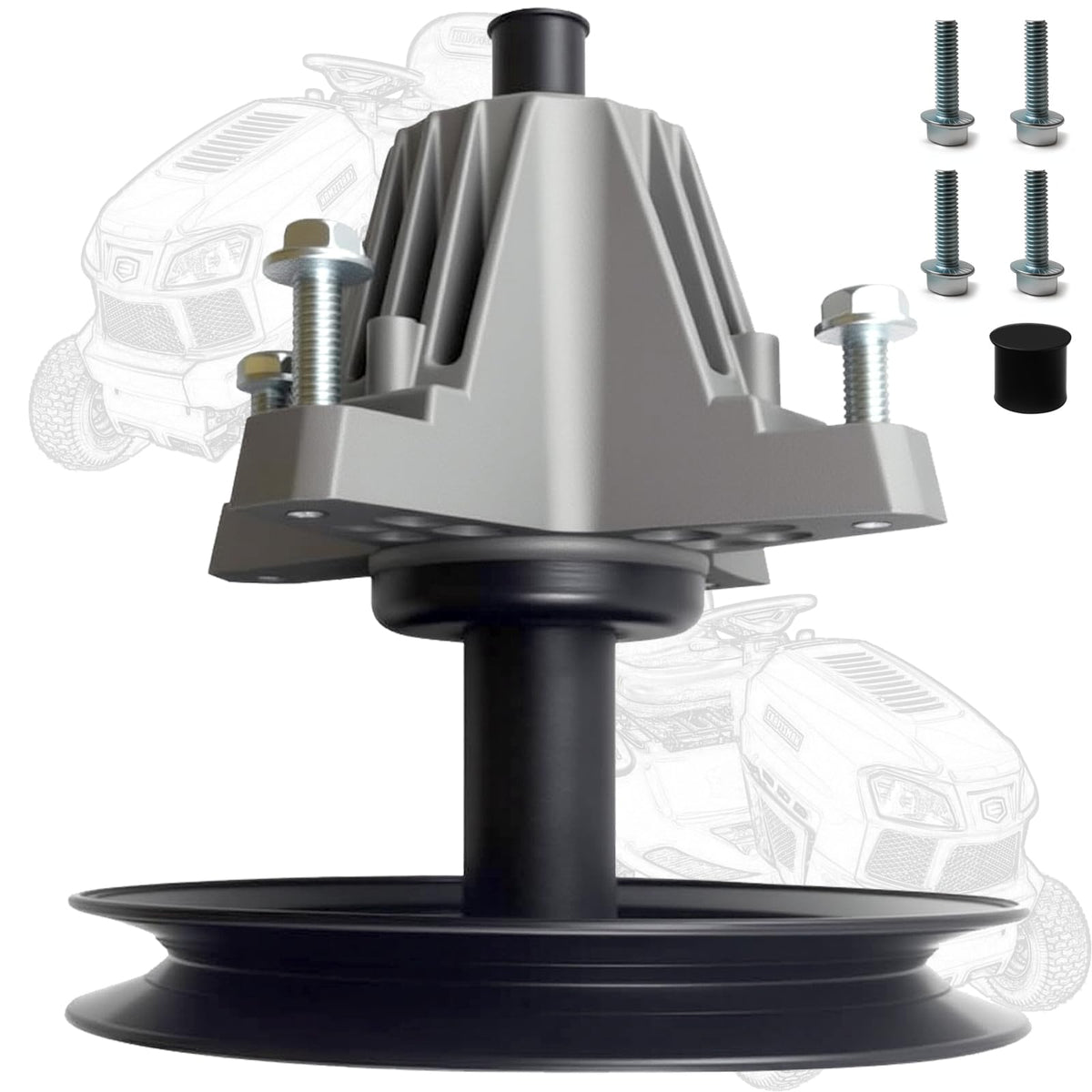 AKM spindle assembly front view showing compact fit and reliable durability
