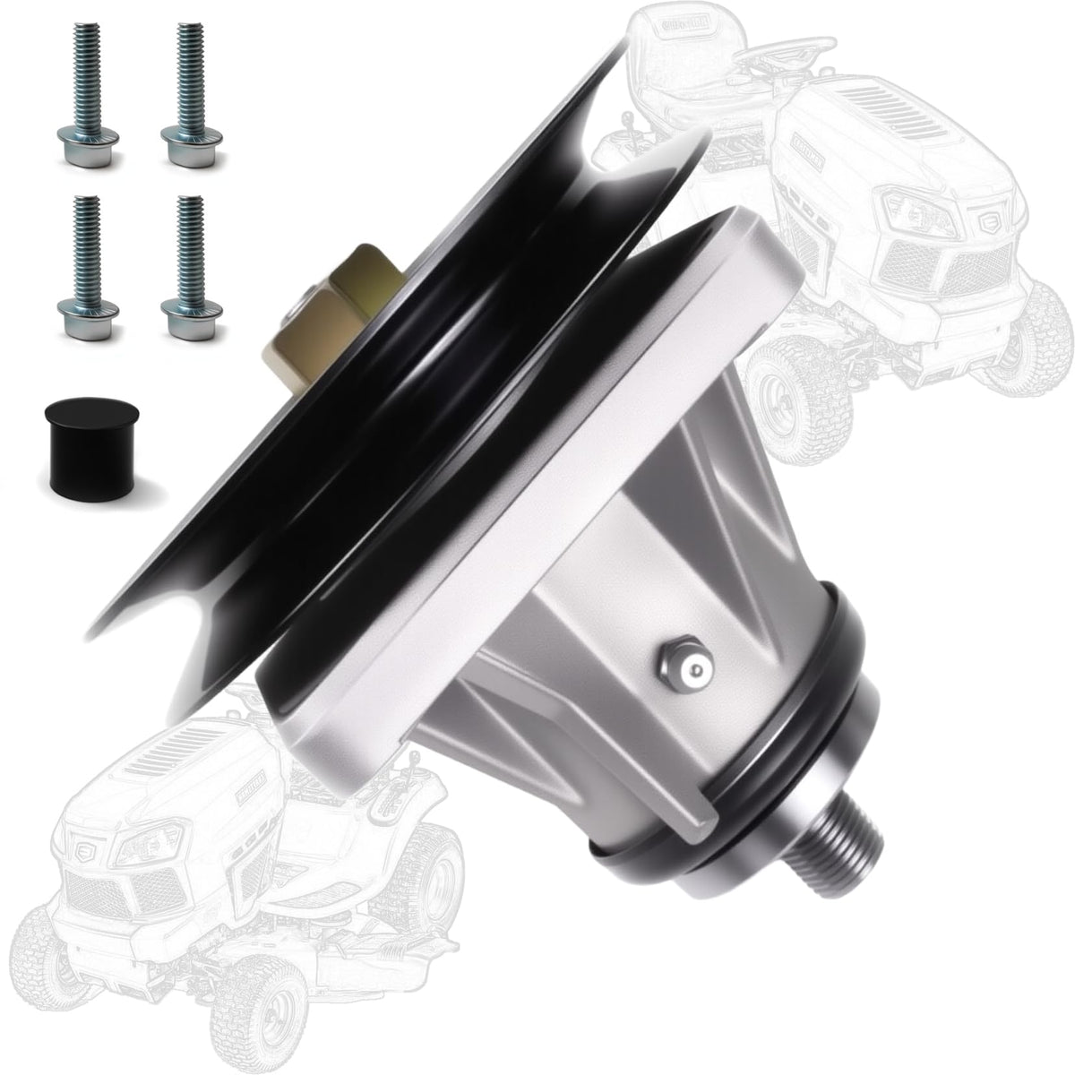 AKM spindle front assembly showing complete unit and faster replacement benefit