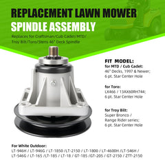 AKM spindle mounting holes detail with screws for quicker bolt-up benefit