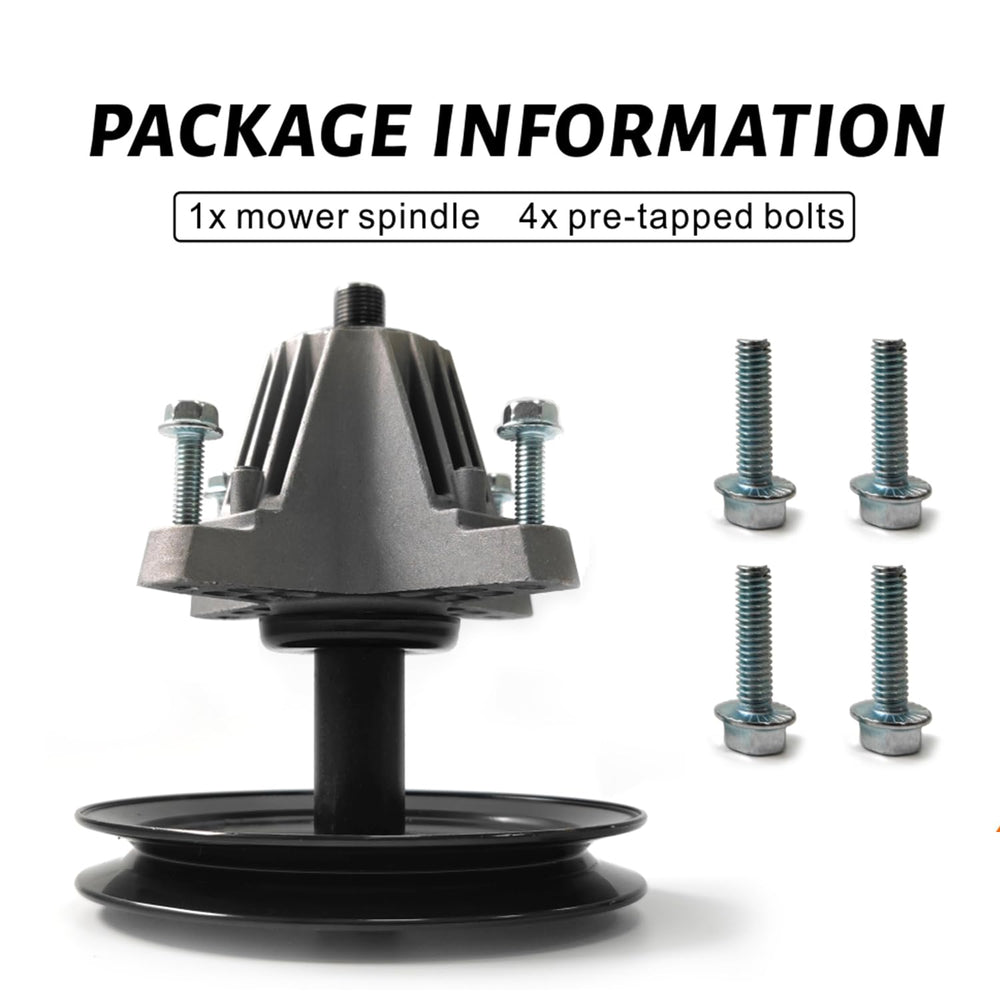 AKM spindle packaging with hardware for a complete replacement kit