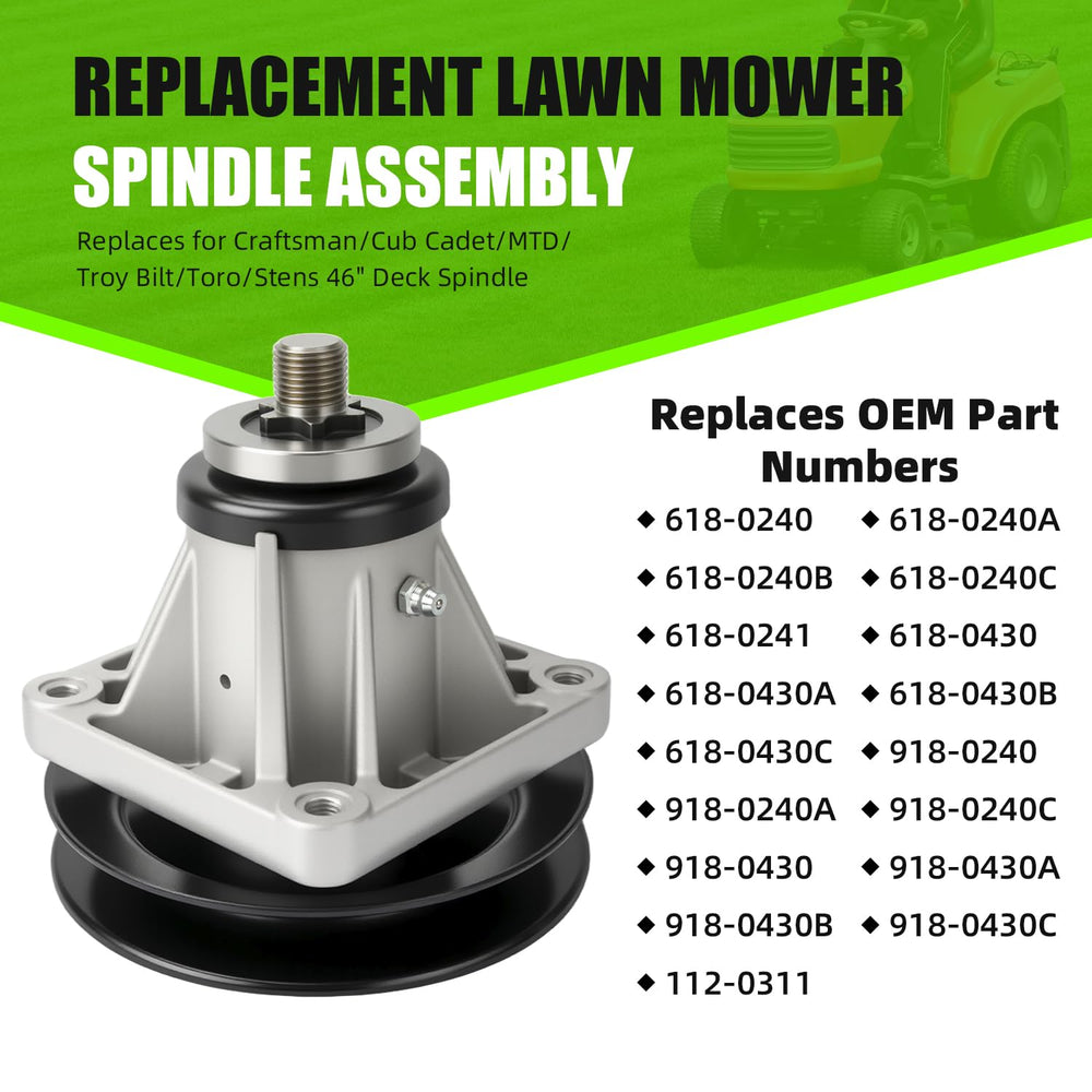 AKM spindle pulley close-up showing smooth OD for better belt alignment
