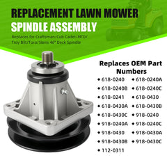 AKM spindle pulley close-up showing smooth OD for better belt alignment