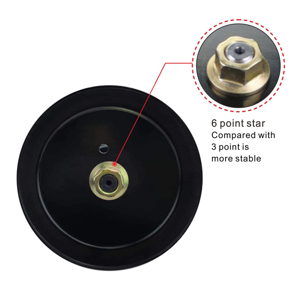 AKM spindle next to ruler showing 7 1/4 inch height for accurate fit