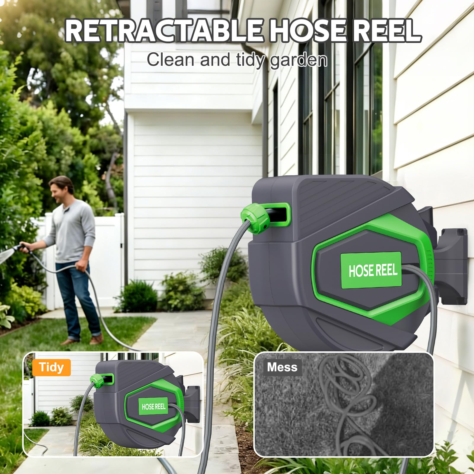 ALAIAL lifestyle scene watering patio plants showing versatile outdoor use
